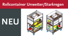 Sonderförderprogramm zur Beschaffung eines Rollcontainers „Unwetter/Starkregen“