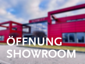 Öffnung Showroom, Feuerwehrtechnik, vorbeugender Brandschutz