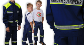 gfd Marktneuheit – Bekleidung für die Kinderfeuerwehr