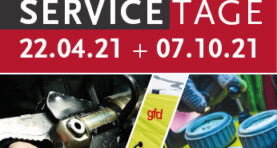 SERVICETAGE am 22.04.21 und 07.10.21