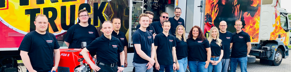 Das SCHMITT-Team ist unterwegs mit dem Firetruck in RLP, NRW, Hessen und im Saarland mit Profi-Equipment für Feuerwehren
